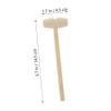 BRIGHTFUFU 36Pcs Wooden Mallet Hammer Fun Mini Wooden Hammers for Play Educational Knocking Tool for Parent Interaction Birthday Present for Boys view 4