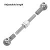 MECCANIXITY 6 Pcs Steering Servo Turnbuckle Rod RC Aluminum Alloy Linkages for A959 A969 A979 K929 1/18 On-Road RC Car (Gray, 37mm) view 4