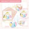 120PCS Princess Birthday Party Supplies Princess Themed Birthday Party Decorations for Baby Girls Babyshower Sweet Fairytale Tableware Set Dessert Plates Napkins Cups Set for 20 Guests view 3
