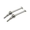 16207 16208 16209 16210 H16 14209 14210 2pcs Metal Drive Shaft CVD Driveshaft RC Car Upgrade Parts Accessories(Silver) view 1