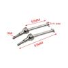 16207 16208 16209 16210 H16 14209 14210 2pcs Metal Drive Shaft CVD Driveshaft RC Car Upgrade Parts Accessories(Silver) view 3