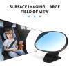 Baby Car Mirror for Rear Facing Infant for VW Gol 2008-2016, 360 Adjustable Shatterproof Convex Mirror with Suction Cup Clip Wide Angle View for Backseat Toddler,B view 4