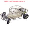 TOOMOD Stainless Steel Chassis and Roll Cage Combination for Tamiya Racing Buggy Sand Scorcher Upgrade Replacement view 4