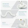 3D Printed Snake - 24 Inch Movable Articulated Snake, Perfect 3D Printed Animals for Educational Toys! Must-Have Toys for Kids and Collectors, Home Office Executive Desk Decor (Noctilucent Rainbow) view 3