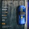 Aetheria RC Drift Car 1/43 Scale 4WD Full-Proportional Racing Car Radio Control High Speed Model with LED Lights, Mini Race Vehicle Ready to Go Without Gyro - Blue view 4