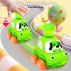 Baby Car Toys for One Year Old Boy Birthday Gift, Push and Go Cars for Toddlers 1-3 Newborn Infant 4pcs Vehicles Set for Kid 12-18 Months Toddler Toys First Birthday Gifts for 1-3 Year Old Boys Girls view 2