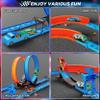 Slot Car Race Track Sets with 360 Thrill Loops & 4 High-Speed Cars, 64 Pcs Large Flexible Racing Track for Kids Ages 3-5 4-8 8-12, Race Car Toys Gift for Boys Girls Birthday Christmas view 2