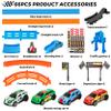 Slot Car Race Track Sets with 360 Thrill Loops & 4 High-Speed Cars, 64 Pcs Large Flexible Racing Track for Kids Ages 3-5 4-8 8-12, Race Car Toys Gift for Boys Girls Birthday Christmas view 4