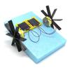 Solar Powered Paddle Boat DIY Kit, Educational Model with Solar Panels & Motors, 15cm Length view 2