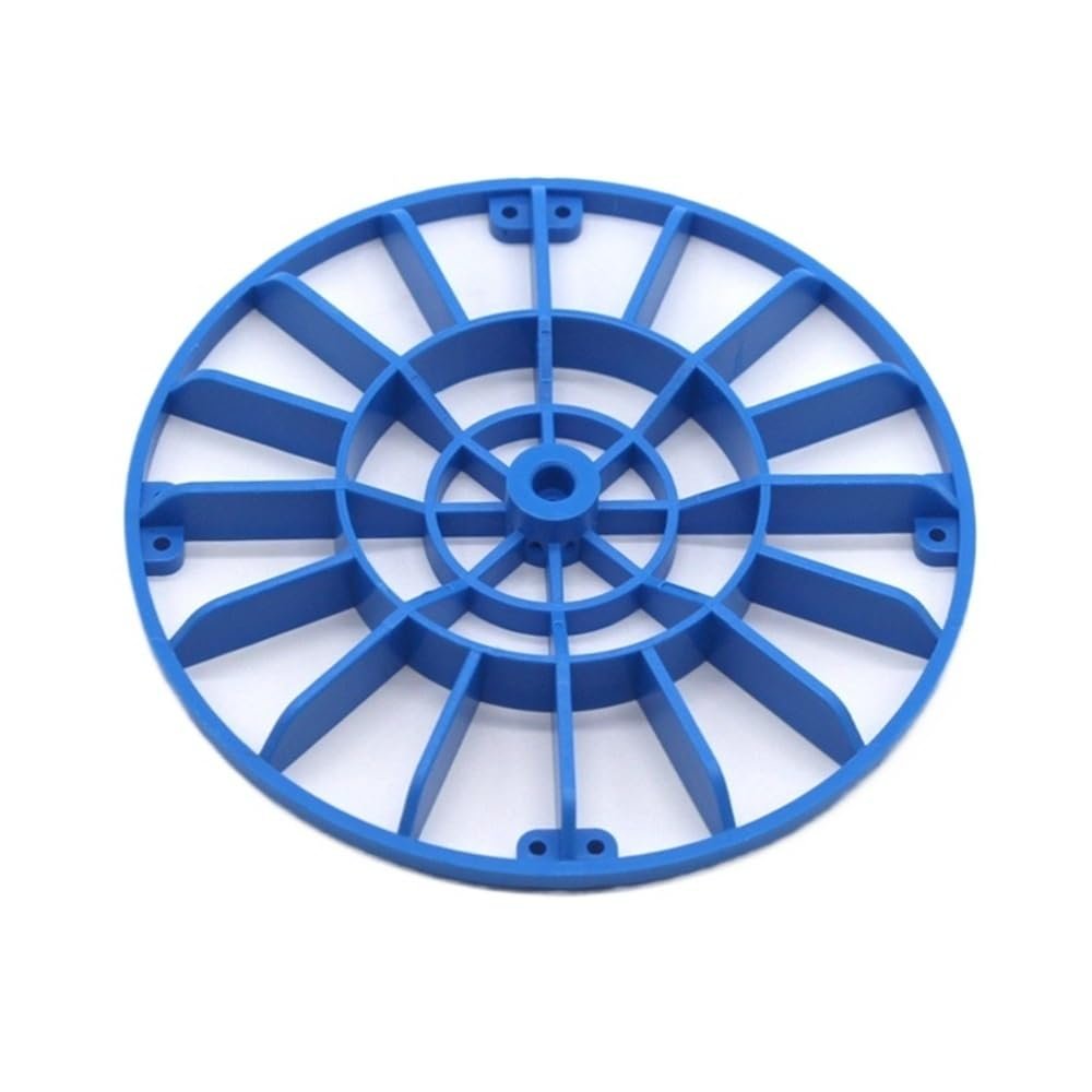 Blue Paddle Wheel for DIY Amphibious Models, 100mm Diameter, Dual-Use as Car Wheel & Paddle