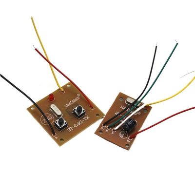 2.4G Two-Channel Remote Control Kit for DIY Model Cars & Boats, 30M Range, Easy Installation