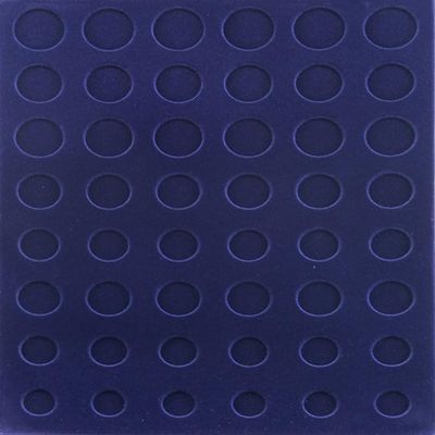 Prophila Collection Blue Velour Insole for Coin Box, 48 Round compartments for 1 Cent Until 2 EURuro