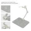 10 Sets Action Figure Stand Transparent Acrylic Anime Figure Display Stand Support Base for 6in view 2