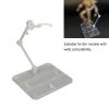 10 Sets Action Figure Stand Transparent Acrylic Anime Figure Display Stand Support Base for 6in view 3