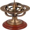 5 Inch Nautical Brass Astrolabe Sun Signs Sphere | Brass Finish Armillary Collectible Zodiac Sphere Globe | Home Decor and Figurines| Brown Finish by New Lite Hub. Brown view 1