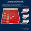 Prophila Collection Blue Velour Insole for Coin Box, 48 Angular compartments for Coins up to 30 mm (1 Oz. Canada/Maple Leaf Gold) view 3