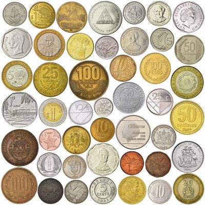 30 Different Novelty Coin Collection from The Americas - Collectible World Tokens - Tropical Plants and Animals - Historic Latin American and Caribbean Fantasy Coins