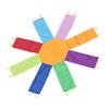 Kisangel 1pc Rainbow Parachute Toy for Boys and Girls Coordination Training Plaything for Physical Activity and Family Fun Material for Outdoor and Indoor Use view 1
