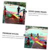 Kisangel 1pc Rainbow Parachute Toy for Boys and Girls Coordination Training Plaything for Physical Activity and Family Fun Material for Outdoor and Indoor Use view 3