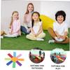 Kisangel 1pc Rainbow Parachute Toy for Boys and Girls Coordination Training Plaything for Physical Activity and Family Fun Material for Outdoor and Indoor Use view 4