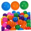 HANABASS 50pcs Plastic Ocean Balls for Crush Soft Play Balls for Tent Pool and Play Playthings for Indoor Outdoor Activities view 1