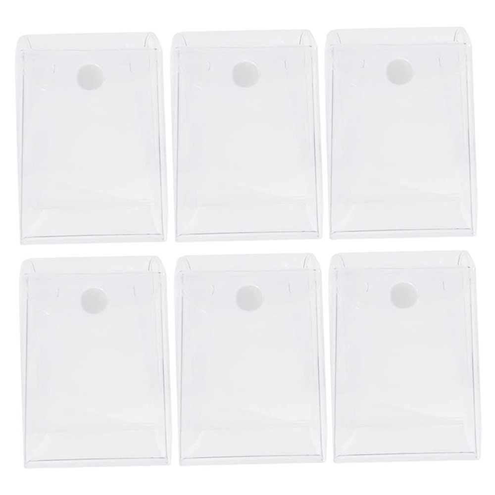 Abaodam 6pcs Transparent Doll Display Case Action Figures Storage Holder for Collectibles for Toy Organization and Design for Easy Viewing