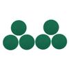 Abaodam 6pcs Green Felt Air Hockey Mallet Pads Self-Adhesive Replacement Stickers for Enhanced and Performance Game Tables view 1