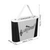 Karaoke Microphone Speaker Portable Colorful All in One for Kids Karaoke Home Use (White Double Mic) view 3