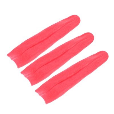 3 Pieces Halloween Fake Tongue 19cm Red Long Tongue Props Simulator Prank Tricks Halloween Costume Accessory for Festival Horror Novelty Party Decoration