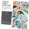 KOCKSHION 10 Sheets Stamp Collecting Book for Collectors PVC Loose-Leaf Stamp Holders Double-Sided Storage and Currency view 4