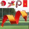 TFG - Ttfd Single Side Swivel Dragon Ribbon, Outdoor Exercise WU with Rope and Travel Bag Tow Cable, Outdoor Exercise(Red,10 m (33 ft)) view 1