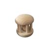 HANABASS Solid Color Wooden Hand Rattle for Boy Girl Safe Handbell with Wooden Ball Engaging Enhance Grip Skills Parent Bonding for Newborns view 1