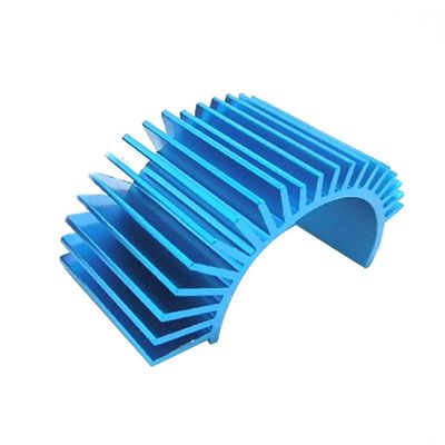 CHICAMPERA Aluminum 540 550 Motor Heat Sink Heatsink for RC Car Truck Efficient Cooling Solution for Electric Motors Blue Color for High-Performance Applications