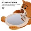 Kisangel Bear Shape Back Seat Observation Mirror Safety Seat Rear View Mirror for Infants Shatterproof Wide Angle View for Newborns view 4