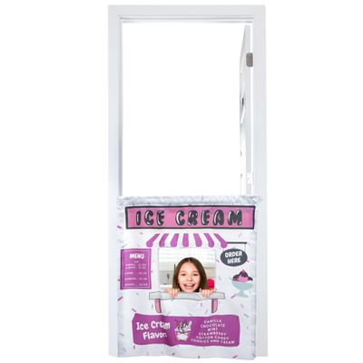 Couch Swag Play Panel for Children with Adjustable Door Pole (Ice Cream)