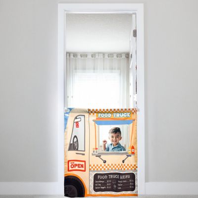Couch Swag Play Panel for Children with Adjustable Door Pole (CS-DP-FOODTRUCK)