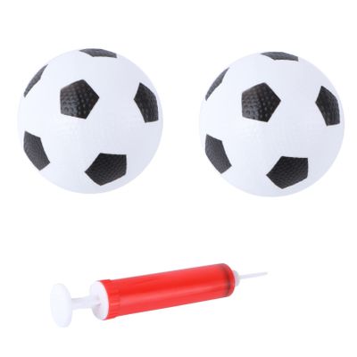 BESPORTBLE 1 Set Soccer Ball Educational Mini Football for Indoor Outdoor Play Diameter Includes White Balls Red Inflator Fun Exercise Learning Activity