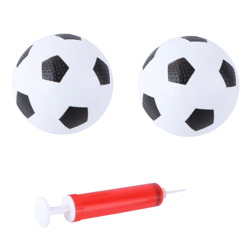 BESPORTBLE 1 Set Soccer Ball Educational Mini Football for Indoor Outdoor Play Diameter Includes White Balls Red Inflator Fun Exercise Learning Activity