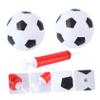 BESPORTBLE 1 Set Soccer Ball Educational Mini Football for Indoor Outdoor Play Diameter Includes White Balls Red Inflator Fun Exercise Learning Activity view 3