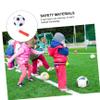 BESPORTBLE 1 Set Soccer Ball Educational Mini Football for Indoor Outdoor Play Diameter Includes White Balls Red Inflator Fun Exercise Learning Activity view 4