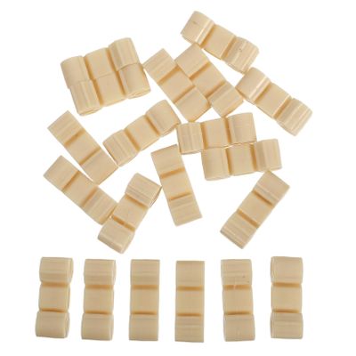DECHOUS 20pcs Plastic Track Connectors for Train Railway Fasteners Imaginative Play and Family Interaction Compatible Major Brands