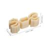 DECHOUS 20pcs Plastic Track Connectors for Train Railway Fasteners Imaginative Play and Family Interaction Compatible Major Brands view 2