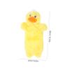 BESPORTBLE Interactive Cartoon Plush Duck Hand Puppet Soft Animal for Storytelling Motor Skills Development Imagination Building Present view 2