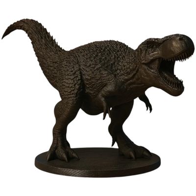 Dinosaur Model of T-Rex  Realistic 3D Printed Tyrannosaurus Rex Figurine for Desktop, Shelf or Diorama Display  3D Printed in Canada