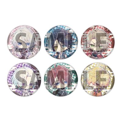 Foaming Eucronia 01 Official Illustration Hologram Can Badge 2.2 inches (57 mm) Box of 6