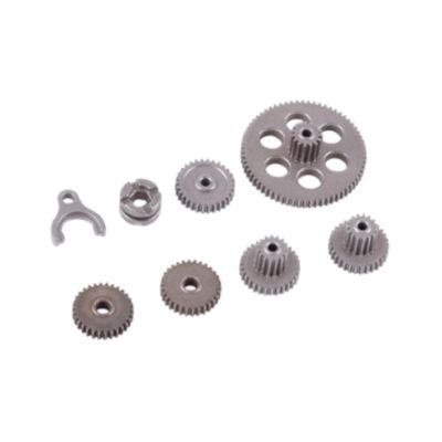 1/24 Scale Motor Gear Pinion Gears Set Metal Compact Differential Gear Set Metal Differential Gear RC Pinions Set for RC Car