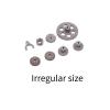 1/24 Scale Motor Gear Pinion Gears Set Metal Compact Differential Gear Set Metal Differential Gear RC Pinions Set for RC Car view 2