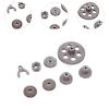 1/24 Scale Motor Gear Pinion Gears Set Metal Compact Differential Gear Set Metal Differential Gear RC Pinions Set for RC Car view 3