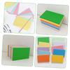 Angoily 1set Coloured Flash Cards Convenient Blank Cards for Daily Use for Notes Memory for Adults Lightweight Portable 500sheets view 2