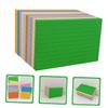 Angoily 1set Coloured Flash Cards Convenient Blank Cards for Daily Use for Notes Memory for Adults Lightweight Portable 500sheets view 3